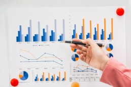 a selection of graphs and pie charts showing various trends